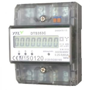 Digitale KWH meter 3 fase 80A | MID gekeurd